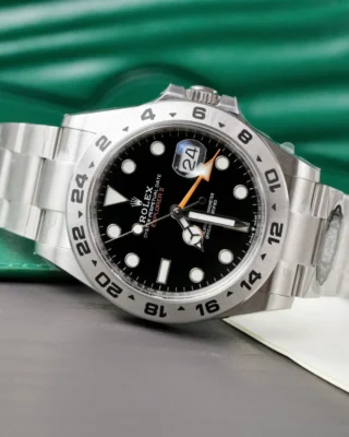 Replica Rolex Explorer II Black Dial Oyster Bracelet