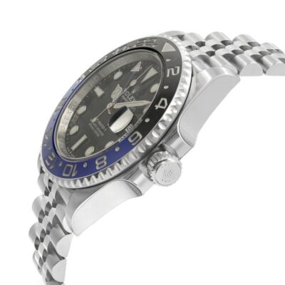 Replica Rolex GMT-Master II Black Dial 126710BLNR "Batgirl" Perspective View