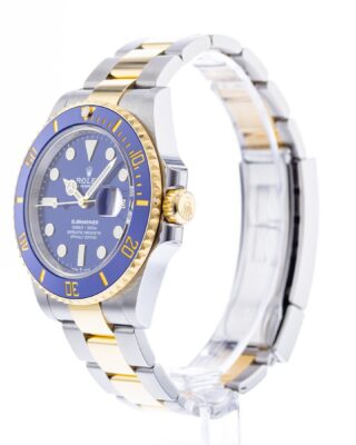 Superclone Rolex Submariner Blue Dial 126613LB Bluesy Angle Detail