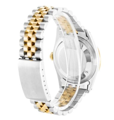 Replica Rolex Datejust Gold Dial 16233 Angle Detail