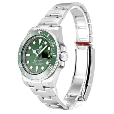 Replica Rolex Submariner Green Dial 116610LV "Hulk" Perspective View