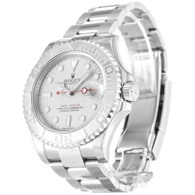 Replica Rolex Yacht-Master Silver Dial 116622 Perspective View