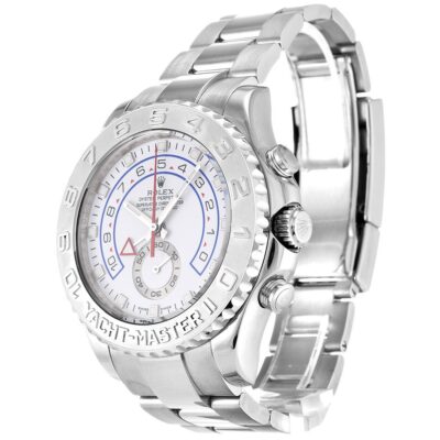 Replica Rolex Yacht-Master White Dial 116689 Perspective View