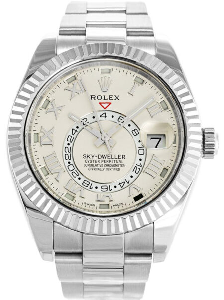 Fake Rolex Sky-Dweller 42mm Silver Dial 326939