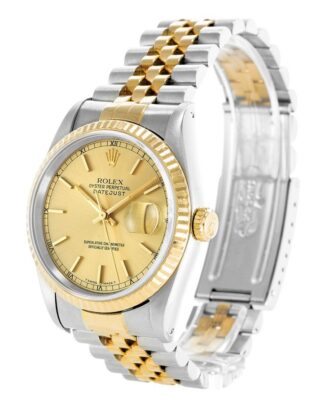 Rolex Datejust 36mm Gold Dial 16233 2