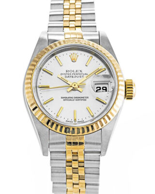 Fake Rolex Datejust 26mm White Dial 79173