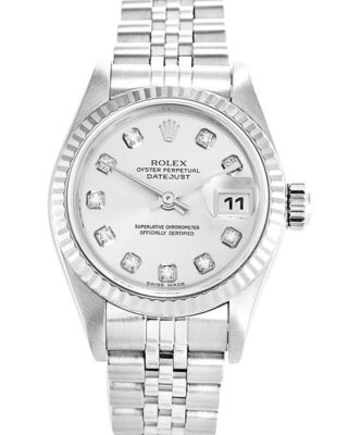 Fake Rolex Datejust 26mm White Dial 79174