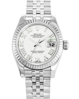 Fake Rolex Datejust 26mm White Dial 179174
