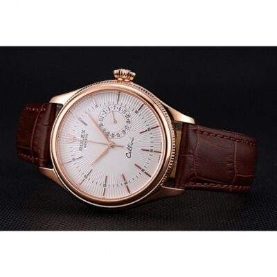 Replica Rolex Cellini White Dial 622725 Close-Up Focus