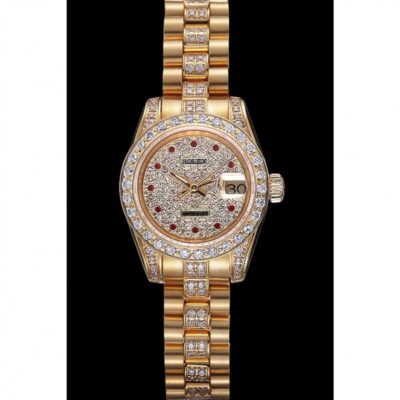 Superclone Rolex Datejust White Dial 622023 Perspective View