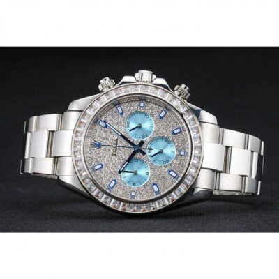Replica Rolex Daytona Silver Dial 1454251 Close-Up Focus