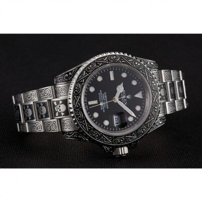 Superclone Rolex Submariner Black Dial 1454090 Close-Up Focus