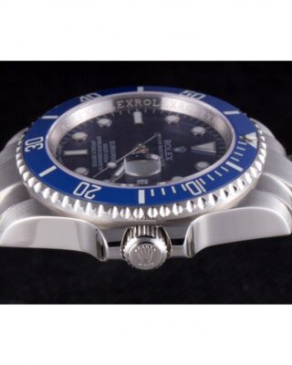 Superclone Rolex Submariner Blue Dial SRL50 Profile Shot