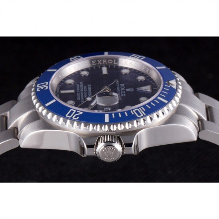 Superclone Rolex Submariner Blue Dial SRL50 Profile Shot
