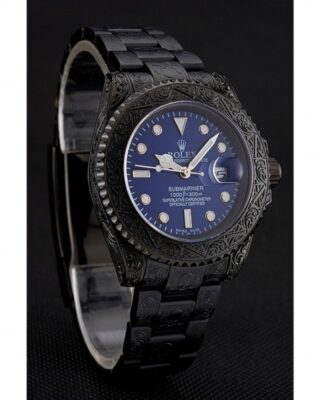 Superclone Rolex Submariner Blue Dial 1454084 Angle Detail