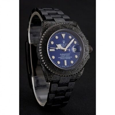 Superclone Rolex Submariner Blue Dial 1454084 Angle Detail