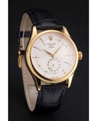 Superclone Rolex Cellini White Dial REP016810 Angle Detail