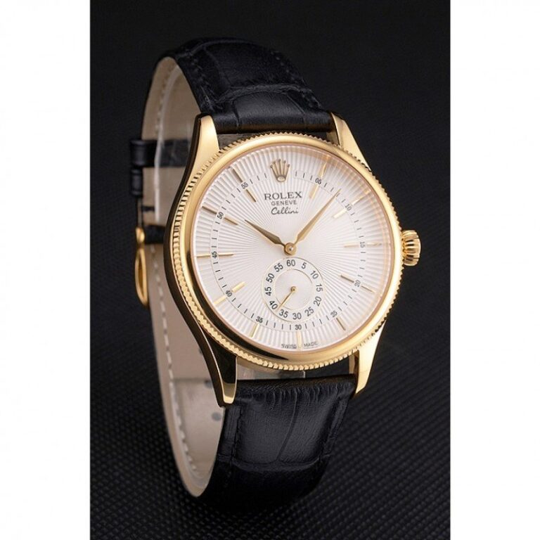Superclone Rolex Cellini White Dial REP016810 Angle Detail