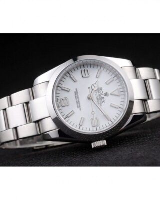 Replica Rolex Explorer Silver Dial 98086 Close-Up Focus