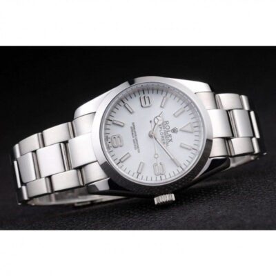 Replica Rolex Explorer Silver Dial 98086 Close-Up Focus