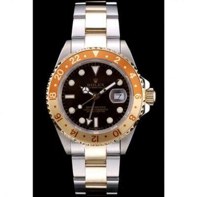 Replica Rolex GMT-Master II Black Dial PR151515 Perspective View