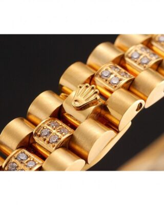 Superclone Rolex Datejust Gold Dial 1453955 Profile Shot