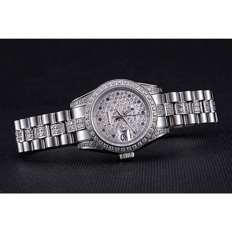 Superclone Rolex Datejust Silver Dial 622021 Close-Up Focus
