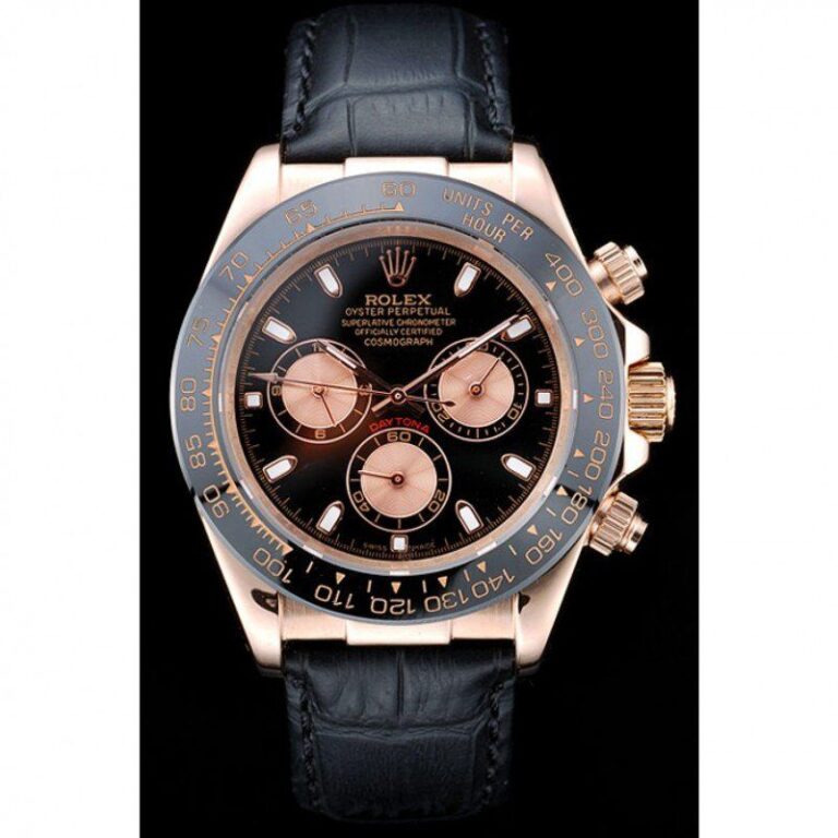 Replica Rolex Daytona Black Dial REP016831 Perspective View