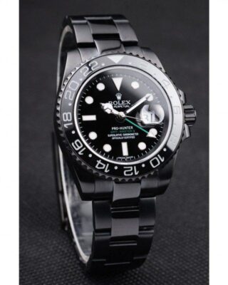Superclone Rolex GMT-Master II Black Dial REP016828 Angle Detail