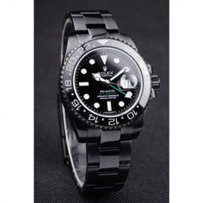 Superclone Rolex GMT-Master II Black Dial REP016828 Angle Detail