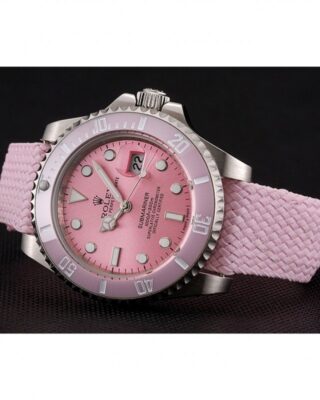 Replica Rolex Submariner Pink Dial 1453866 Close-Up Focus