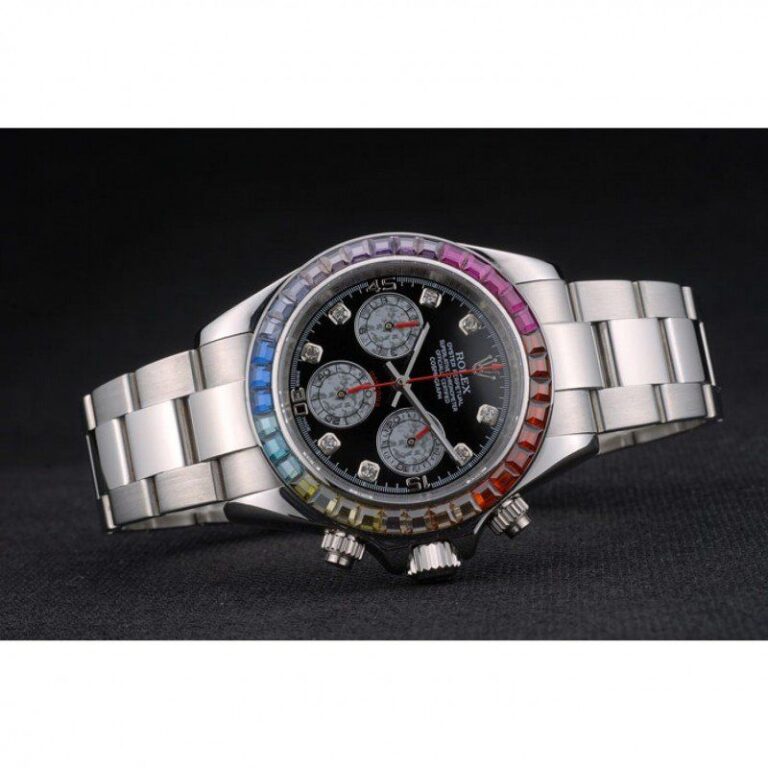 Replica Rolex Daytona Black Dial 80250 Close-Up Focus