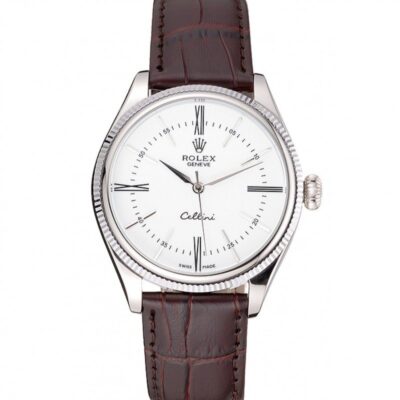 Replica Rolex Cellini White Dial 622839 Perspective View