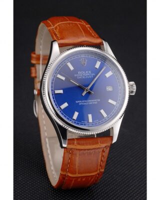 Superclone Rolex Datejust Blue Dial REP016817 Angle Detail