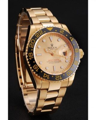 Superclone Rolex GMT-Master II Gold Dial 1453749 Angle Detail