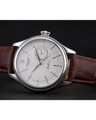 Replica Rolex Cellini White Dial 622723 Close-Up Focus