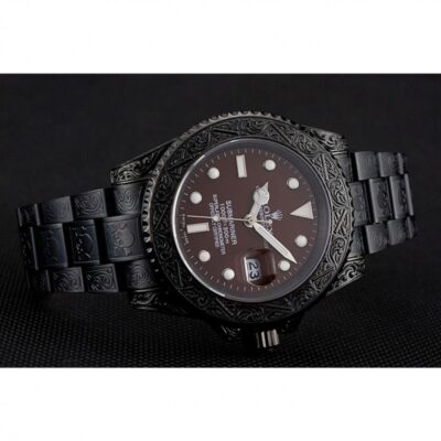 Replica Rolex Submariner Brown Dial 1454075 Close-Up Focus