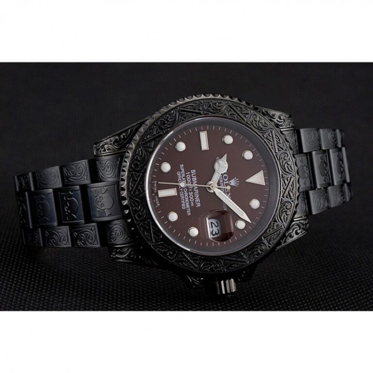 Replica Rolex Submariner Brown Dial 1454075 Close-Up Focus