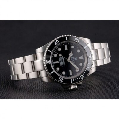 Superclone Rolex Submariner Black Dial 114060 Close-Up Focus