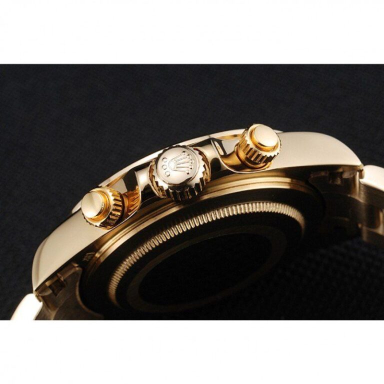 Replica Rolex Daytona Gold Dial 1454245 Style Perspective