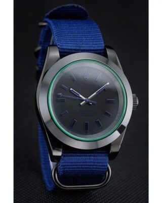 Replica Rolex Milgauss Blue Dial 622005 Angle Detail