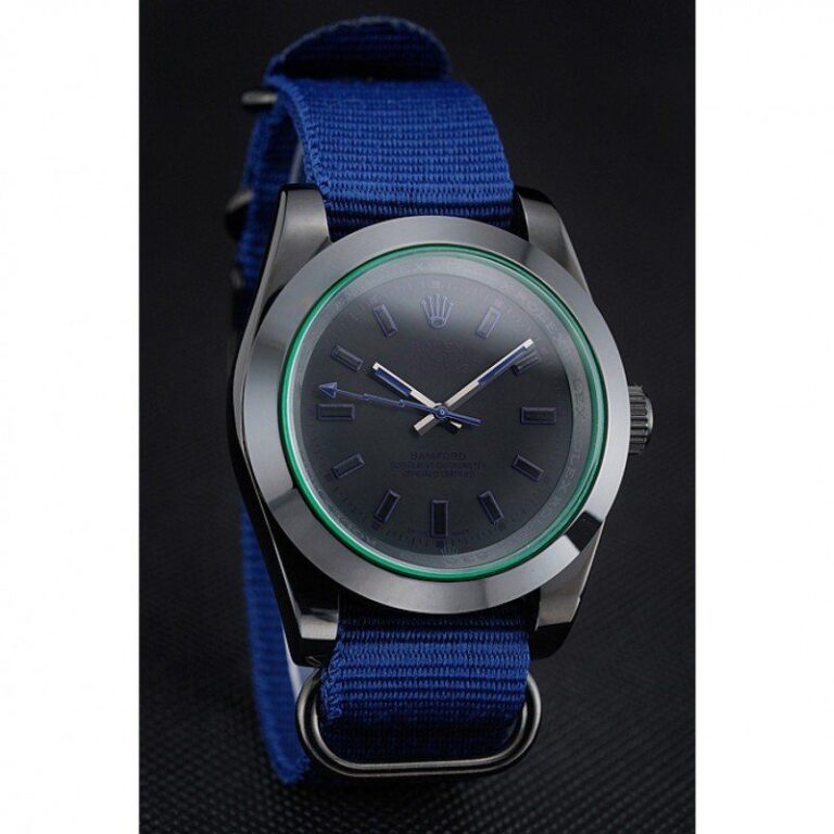 Replica Rolex Milgauss Blue Dial 622005 Angle Detail