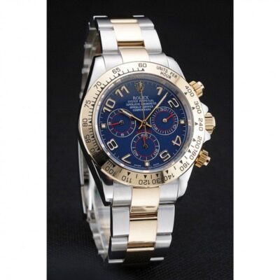 Replica Rolex Daytona Blue Dial 1454246 Angle Detail