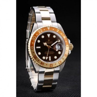 Replica Rolex GMT-Master II Black Dial PR151515 Angle Detail