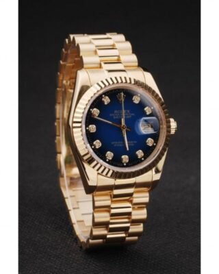 Superclone Rolex Datejust Blue Dial SRL71 Profile Shot