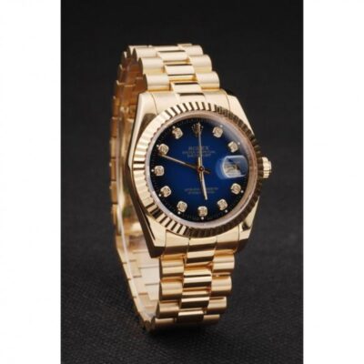 Superclone Rolex Datejust Blue Dial SRL71 Profile Shot