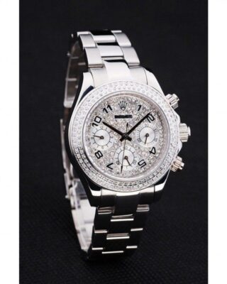 Replica Rolex Daytona Silver Dial RL165 Angle Detail