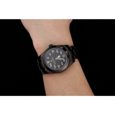 Replica Rolex Air-King Black Dial 1454019 Alternate Angle