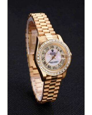 Replica Rolex Datejust White Dial RL41 Angle Detail