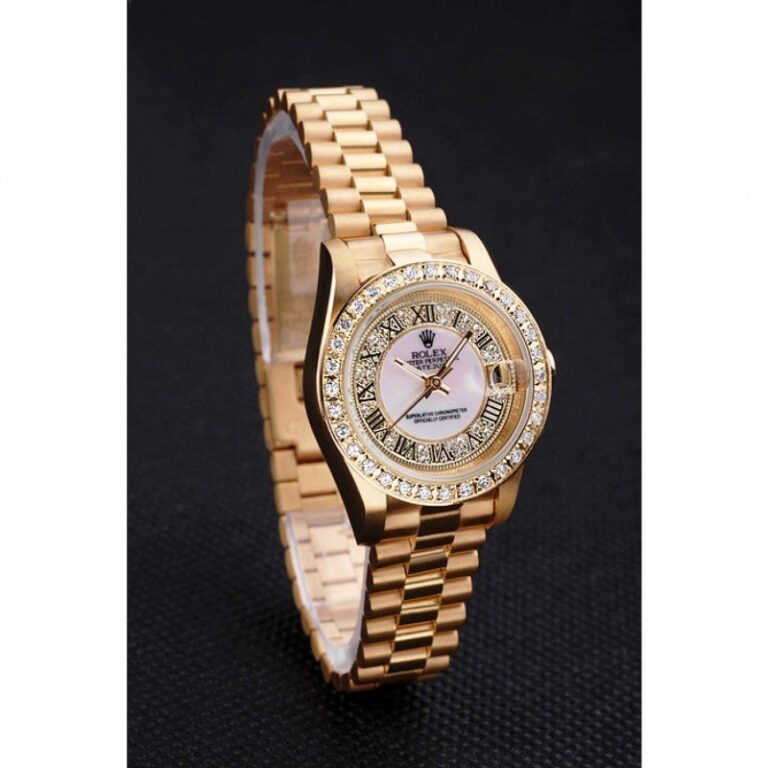 Replica Rolex Datejust White Dial RL41 Angle Detail